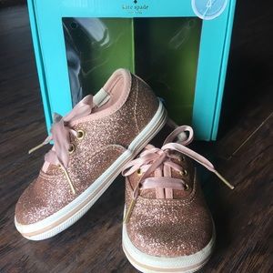 Keds/Spade Rose Gold Toddler shoe size 4